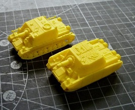 1-100 sturmpanzer iv brummbar - wargaming3d miniature wargamming 3d print model - Mito3D
