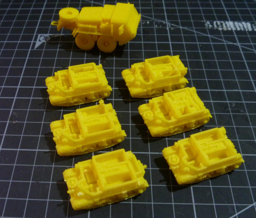 1-100 universal carrier late wasp ii & iic - wargaming3d miniature wargamming 3D print model - Mito3D