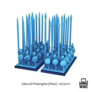 10-15mm seleucid phalangites - wargaming3d adlg ancients dba pikes seleucids successors warmaster miniature wargamming 3d print model - Mito3D
