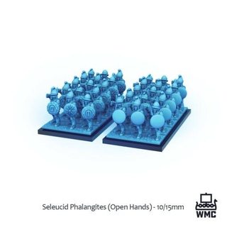 10-15mm seleucid phalangites open hands - wargaming3d adlg ancients dba pikes seleucids successors warmaster miniature wargamming 3d print model - Mito3D