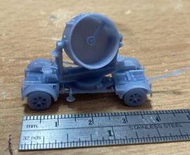 150cm flak searchlight - wargaming3d miniature wargamming 150cm, flak, 3d print model - Mito3D
