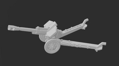 152mm m1943 d1 howitzer - wargaming3d 28mm miniature used soviet forces ww2 1943 onwards extensively post-war options common wheel post war improved scaled 1 100th but print very nicely smaller scales resin printer 3d print model - Mito3D