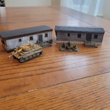 15mm frio guerra rural us reboque casas wargaming3d miniatura jogos 3d print model - Mito3D