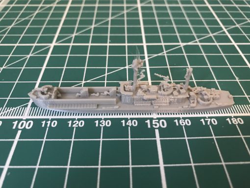 1 600 lci square bridge ramp - wargaming3d 28mm miniature 3D print model - Mito3D