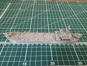 1 600 lst mkiii early 2 lcvp - wargaming3d 28mm miniature 3d print model - Mito3D