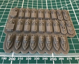 1 600 Vietnam Fluss Angriff Aufteilung wargaming3d 28mm Miniatur 3d print model - Mito3D