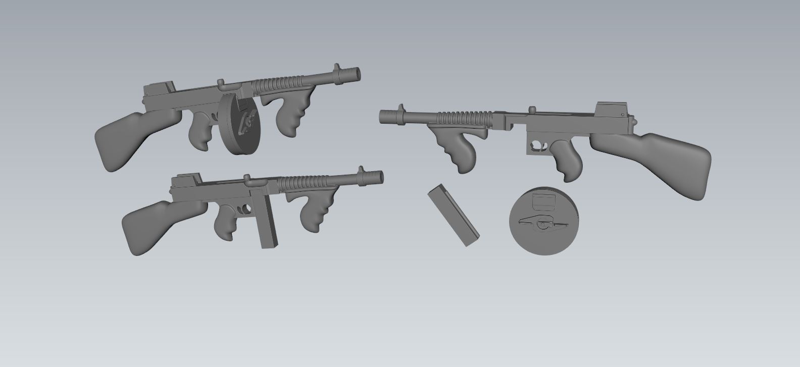 28 mm 1928 Thomson smg wargaming3d Miniatur Wargaming 28mm 1 56 China Commonwealth Gänseblümchen Allgemeines Jeff Thompson Spanisch bürgerlich Krieg Studio Grosny Thomas 3D print model - Mito3D