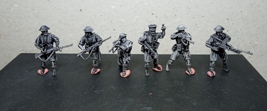 28 mm 8th army combat squad - wargaming3d miniature wargamming : 1:56 / 28mm, mm, army, british, Commonwealth, desert, infantry, north africa, studio grozny, studiogrozny, ww2 3d print model - Mito3D