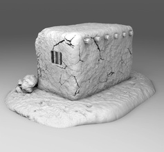 28 mm arab hut 01 - wargaming3d miniature wargamming : 1:56 / 28mm, Afghanistan -3D models Kickstarter, modern, Near East, scenery, studio grozny, terrain, ww2 3d print model - Mito3D