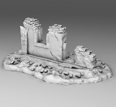 28 mm barricade - wargaming3d miniature wargamming : 1:56 / 28mm, Afghanistan -3D models Kickstarter, modern, Near East, ruins, scenery, studio grozny, terrain, ww2 3d print model - Mito3D