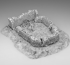28 mm improvised shelter - wargaming3d miniature wargamming : 1:56 / 28mm, Afghanistan -3D models Kickstarter, modern, Near East, ruins, scenery, studio grozny, terrain, ww2 3d print model - Mito3D