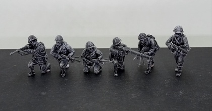 28 mm Japon agression snlf wargaming3d miniature wargaming 1 56 28mm atterrissage lmg Naval pacifique Théâtre SNLF studio Grozny ww2 3d print model - Mito3D