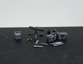 28 mm japan type 92 mmg - wargaming3d miniature wargamming : 1:56 / 28mm, IJA, IJN, infantry, Japan, MMG, Pacific Theatre, studio grozny, Type 92, ww2 3d print model - Mito3D