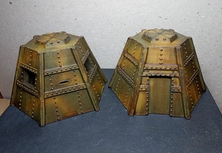 28 mm japanisch Stahl Bunker wargaming3d Miniatur Wargaming Kaiserliche Japan Pazifik Theater 3d print model - Mito3D