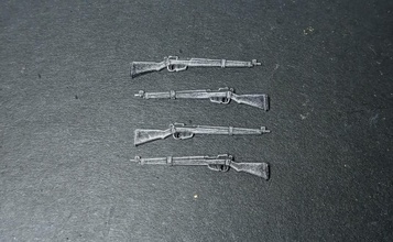 28 mm lee-enfield 4 mk - wargaming3d miniature wargamming anti tank rifle, bolt action, british, Commonwealth, gun, korea, lee-enfield, normandy, Pacific Theatre, studio grozny 3d print model - Mito3D