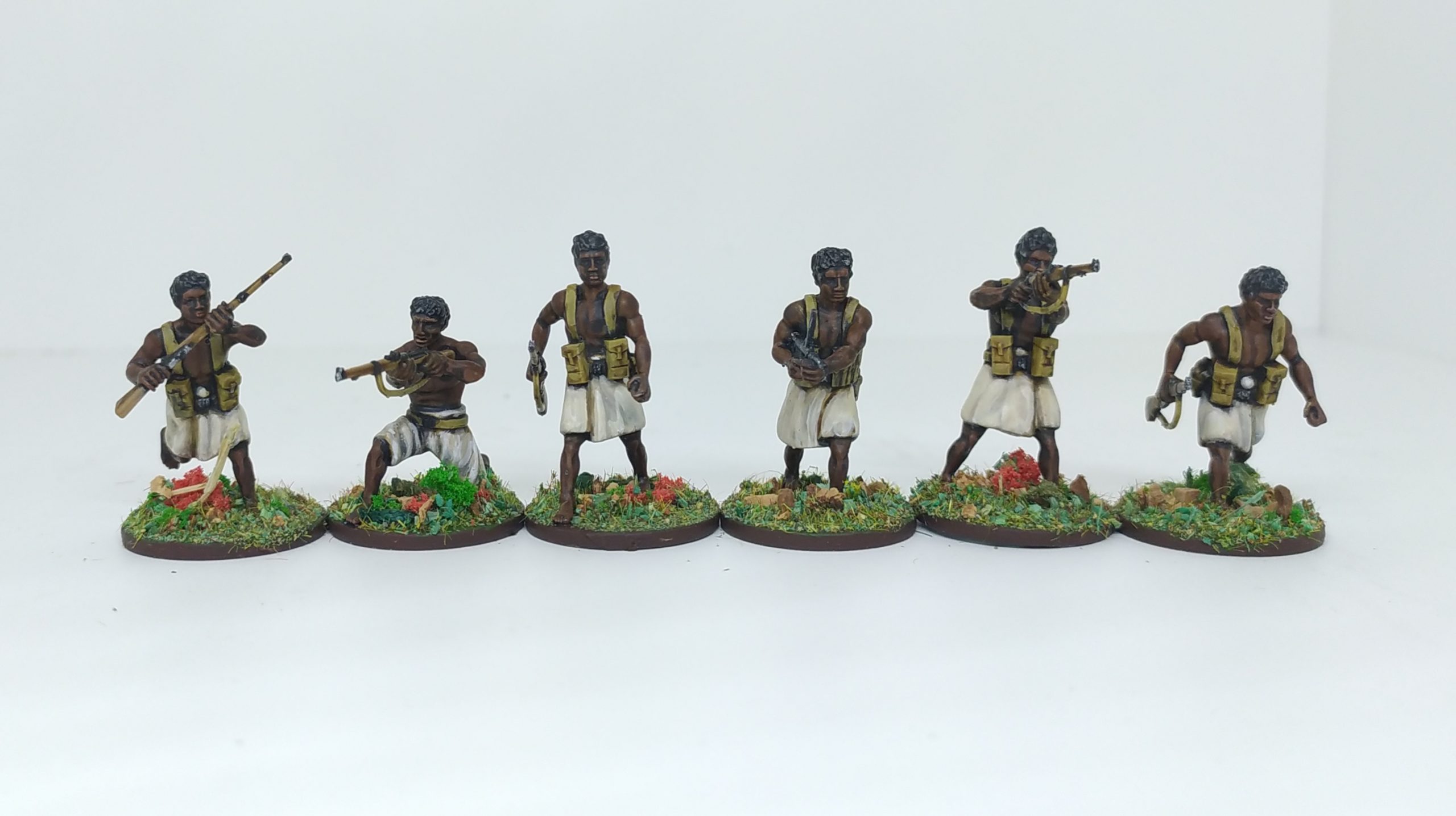 28 mm Papua Kämpfer wargaming3d Miniatur Wargaming 1 56 28mm australisch britisch Infanterie Pazifik Theater Studio Grosny ww2 3D print model - Mito3D