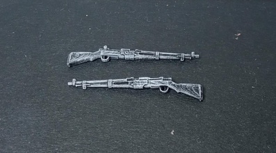 28 mm type 2 paratrooper rifle - wargaming3d miniature wargamming 1:56 / 28mm, IJA, IJN, Japan, Pacific Theatre, paratrooper, rifle, Rikusentai, studio grozny, tera, 2, ww2 3d print model - Mito3D