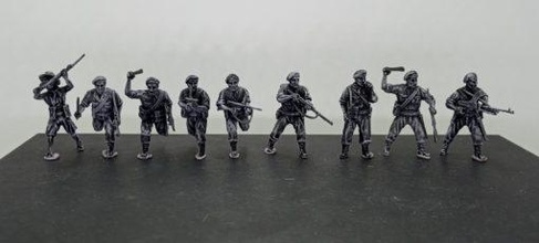 28mm australian independent company squad - wargaming3d miniature wargamming : 1:56 / 28mm, anzac, aussie, australian, british, Commando, Commonwealth, independent, infantry, pacific theater, studio grozny, ww2 3d print model - Mito3D