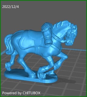 28mm british lc officer horse charging - wargaming3d 1 56 napoleonic miniature wargamming 3d print model - Mito3D