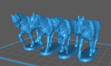28mm hc fr7 french heavy guard horse walking post 1810 - wargaming3d miniature wargamming 1:56 / 28mm, napoleonic 3d print model - Mito3D