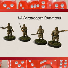 28mm ija imperial japanese army paratrooper officers - wargaming3d miniature 3d print model - Mito3D