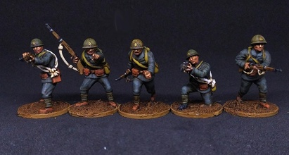 28mm japanese special naval landing force riflemen - wargaming3d miniature wargamming infantry, Japan, landing, Naval, Pacific Theatre, SNLF, studio grozny, ww2 3d print model - Mito3D