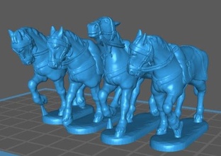 28mm lcg fr1 french guard light horse walking - wargaming3d miniature wargamming 1:56 / 28mm, napoleonic 3d print model - Mito3D