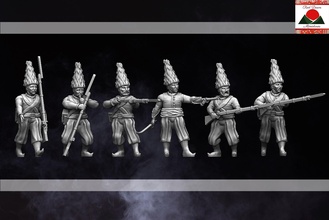 28mm napoleonic qajar persian infantry - wargaming3d miniature wargamming Tag: Persia 3d print model - Mito3D