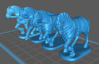 28mm ru co1 russian cuirassier horse 1812 waking - wargaming3d miniature wargamming 1:56 / 28mm, napoleonic 3d print model - Mito3D