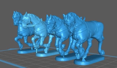 28mm ru cs2 russe cosaques cheval mise charge wargaming3d miniature wargaming 1 56 napoléonien 3d print model - Mito3D