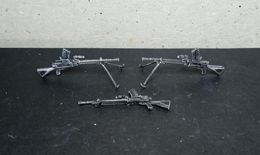 28mm type 96 light machine gun - wargaming3d miniature wargamming 1:56 / 28mm, IJA, IJN, gun, Pacific Theatre, studio grozny, ww2 3d print model - Mito3D