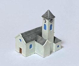2mm-6mm austrian village buildings - wargaming3d miniature wargamming 2mm, 3mm, 6mm, Austria, napoleonic 3d print model - Mito3D