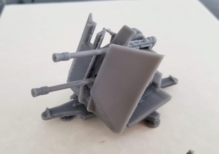 37mm flak zwilling 43 stl pack - wargaming3d miniature wargamming stl, 28mm, AA gun, anti aircraft, Axis, bolt action wargaming, D-Day, deweycat, German, Germany, heavy auto, auto cannon, Luft, luftwaffe 3d print model - Mito3D