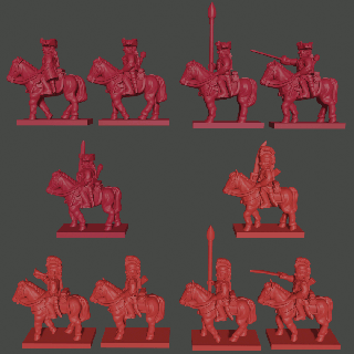 6-15mm british syw cavalry syw-gb-3 - wargaming3d tag years war miniature wargamming 3d print model - Mito3D