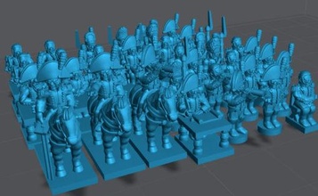 6-15mm danish hq command set 1803-15 - wargaming3d miniature wargamming Tag: Napoleonics 3d print model - Mito3D
