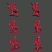 6-15mm danish mounted officers - wargaming3d miniature wargamming Tag: Napoleonics 3d print model - Mito3D