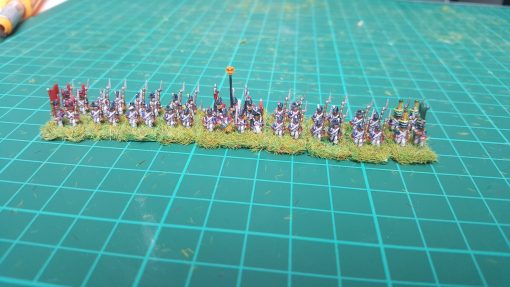 6-15mm french battalion 1805 - wargaming3d miniature wargamming napoleonic, supportless 3D print model - Mito3D