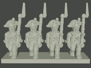 6-15mm saxon musketeer battalion 1806 - wargaming3d miniature wargamming Tag: napoleonic 3d print model - Mito3D