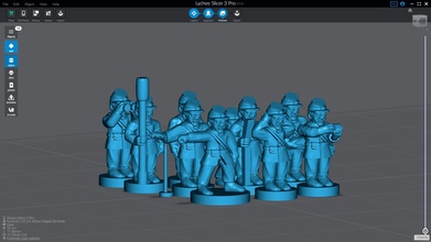 6mm acw artilharia equipe técnica saco casacos suporte wargaming3d miniatura jogos guerra Marcação americano Civil 3d print model - Mito3D