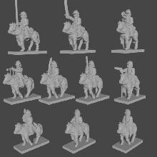 6mm acw sack coat cavalry supportless + blender customisation file - wargaming3d miniature wargamming Tag: American Civil War 3d print model - Mito3D