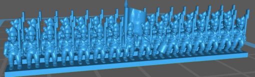 6mm österreichisch Grenadiers wargaming3d 28mm Miniatur 3D print model - Mito3D