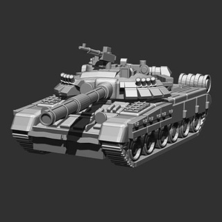 6mm 80u wargaming3d Kategorien 1 285 1980+ modern Panzer 80 t80 t80u Kriegsspiel Miniatur Wargaming 3d print model - Mito3D