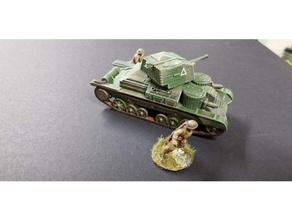 9 Kreuzer Panzer 28mm wargaming3d Miniatur 3d print model - Mito3D