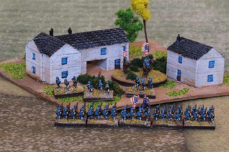 acw houses pack 4 - wargaming3d 28mm miniature these stl files allows you build different american 3d print model - Mito3D