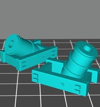 acw sweet gum mortar 28mm - wargaming3d miniature wargamming #artillery, ACW, American Civil War 3d print model - Mito3D