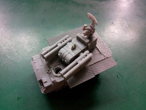 adats m113 chassis - wargaming3d 28mm miniature 1 100 air defence anti-tank system 3d print model - Mito3D