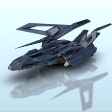eter uzay gemisi 2 wargaming3d minyatür savaş oyunları 40000 taksi Taşıyıcı Gelecek fütürizm fütüristik lejyon makine askeri macera opera manzara Sci Fi scifi SF star savaşlar Ulaşım araç 3d print model - Mito3D