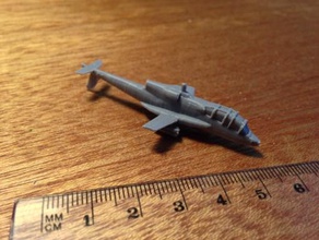ah-56 cheyenne - wargaming3d 28mm in miniatura 3d print model - Mito3D