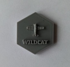 aircraft 15 - f4f wildcat wargaming3d 28mm miniature 3d print model - Mito3D