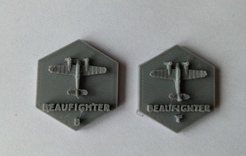 Flugzeug 16 Beaufighter wargaming3d 28mm Miniatur 3d print model - Mito3D